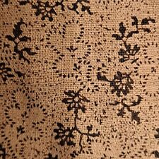 1/2 Yd. Antique 1800s Copper Tone Madder Fabric   22