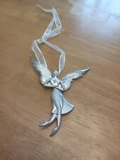 PEWTER SERENITY FRIENDSHIP ANGEL ORNAMENT picture