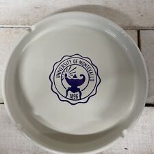 Vintage University Of Montevallo Large 6.5” Round Ashtray Fast Shipping  picture