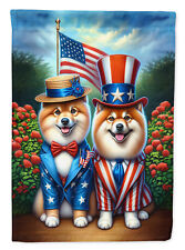 All American Finnish Spitz Flag Canvas House Size DAC4236CHF picture