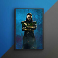 Loki 2021 Tom Hiddleston New Marvel TV series oil style print original poster picture