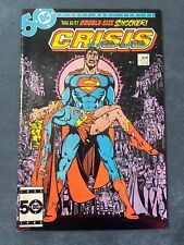 Crisis on the Infinite Earths #7 Newsstand 1985 DC Comic Death of Supergirl VF+ picture