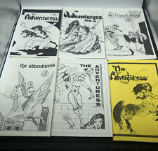 The ADVENTURESS Issues # 1-6 Fanzine 1975-78 Tom Luth -  picture