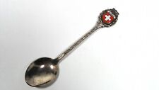 Vintage SCHWEIZ Switzerland Silverplate Souvenir Collector Spoon picture