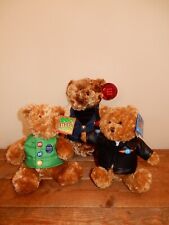 M&M Teddy Bears (Jean Jacket, Black Leather Bomber Jacket&Green Puffer Jacket) picture