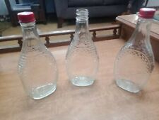 3 Vintage Bottles Log Cabin Syrup picture