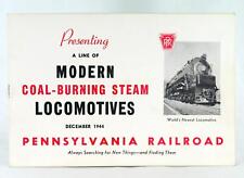 1944 Pennsylvania Railroad Line of Modern Coal-Burning Steam Locomotive Pamphlet picture