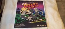 The Simpsons Burger King Poster Sign Display Halloween Toys Promo 2001 picture