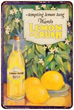 1920s Lemon Crush soda drink Vintage Look Reproduction metal sign picture