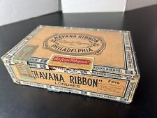 Vintage Havana Ribbon Londres Bayuk Cigars Box Philadelphia Factory No 550 picture