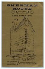 c1910's Sherman House Building Chicago Illinois IL Unposted Antique Postcard picture