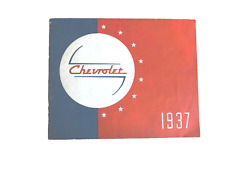 1937 Chevrolet Sales Brochure picture