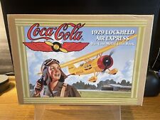 Coca-Cola ERTL Die-Cast Airplane Bank 1929 Lockheed Air Express Vintage RARE NIB picture