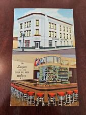 Postcard NY New York Rochester The Saeger Hotel Dining Room Bar Bi View picture