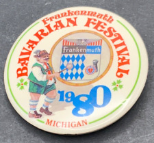 Frankenmuth Bavarian Festival 1980 Michigan Promo Button Pin picture