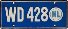 1953 WHEATIES LICENSE PLATES - THE NETHERLANDS POPULAR SET picture