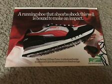 Vintage 1987 PUMA RELIANT LX Running Shoes Poster Print Ad 1980s RARE picture