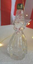 1940's CLEAR GLASS FIGURE WITH UMBRELLA PERFUME BOTTLE LADY WITH UMBRELLA # 6112 picture
