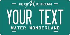 Michigan Pure  Green Custom Personalized License plates Auto Bike Motorcycle picture
