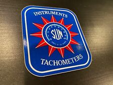Vintage Sun Electric Corporation Sticker / Decal - Instruments, Tachometers picture