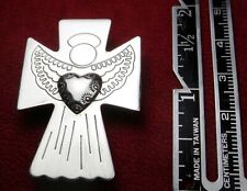 SUPERB Sterling Guardian Angel Brooch Pendant Carolyn Pollack Relios Collection picture