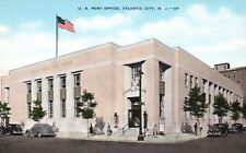 Postcard NJ Atlantic City New Jersey US Post Office Linen Vintage PC J4599 picture