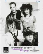1988 Press Photo Information Society, Music Group - hcq46024 picture