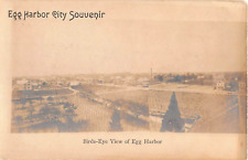 c.1905 RPPC Bird's Eye View Egg Harbor City NJ picture