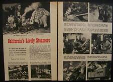 Southern California Live Steamers 1954 vintage pictorial picture