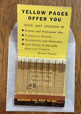 Matchbook Yellow Pages #0170 picture