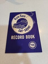 1950s Classic Car~ Maintenance Record Book~ Pure-Sure Winston-Salem, NC picture