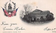 Washington DC Pension Office National Building Museum c1904 PMC Vtg Postcard D7 picture