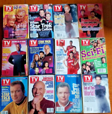 Vintage 1990’s TV Guide Book Lot of 12 Star Trek Sci-Fi (Various Issues) picture