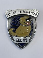 Walt Disney World Challenge Coin Security EDD K9 Silver Secret Life Explosive picture