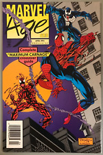 Marvel Age #123 Spider-Man Venom Maximum Carnage Checklist Cable Hembeck 1993 picture