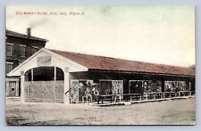 J98/ Piqua Ohio Postcard c1910 Old Market House July 1882 View 57 picture
