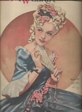 Alexis Smith Madame de Pompadour 1946 American Weekly cover by Henry Clive picture