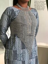 Medieval Aluminium Butted Lady Chain mail Dress Aluminum Sleeveless Festival Top picture