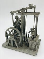 James Watt Steam Engine Pewter Figurine 1978 Franklin Mint Deutsches Museum   picture