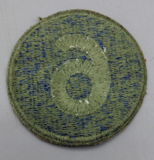 WWII/2 US Army 6th Corps patch GREENBACK NOS. picture
