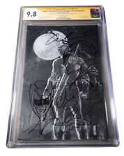 MMPR: The Return #1 Escorza Bros Virgin 2x Signed Sketched Power Rangers CGC 9.8 picture