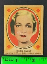 Centered 1938 Helen Hayes Hollywood Movie Stars R68 Shelby Gum Card #24 picture
