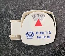 Vintage Mid-Century AAA Insurance of Mich, Plastic Morco Wall & Auto Thermometer picture