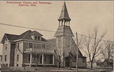 Presbyterian Church and Parsonage in Superior, Nebraska c1910s Postcard picture