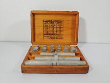 Vintage U.S.N. US Navy WW2 WWII Rivet Set N.A.F. 1123-1 Head Forming Tool w Case picture