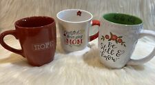 Mugs. Lot Of 3. Multi-Color & Themes. Perfect Additions To Your Collection. picture