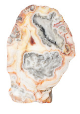 Polished Western Australian Crazy Lace Agate Slice Stone Slab Pilbara C120423 picture