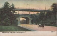 c1910s Postcard Cincinnati, Ohio OH ~ Entrance to Eden Park UNP 5104.4 picture