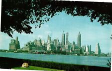 Vintage Postcard- 97307. MANHATTAN SKYLINE. UnPost 1960 picture