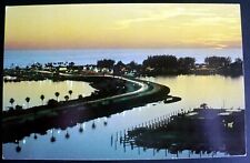 1950s Twilight over Clearwater Beach, Florida picture